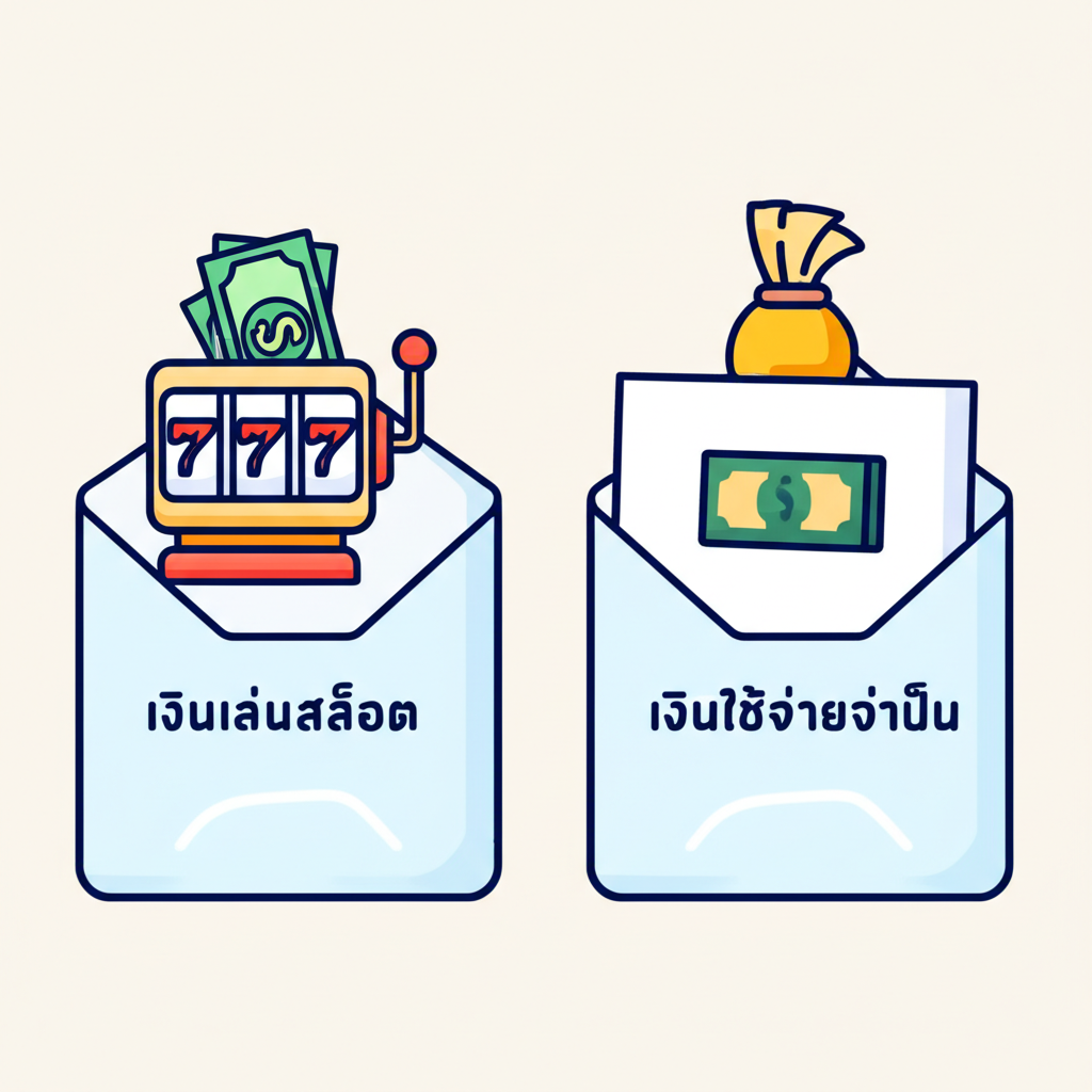 แผนงบประมาณแยกบัญชีเงินเล่นสล็อตและเงินใช้จ่ายจำเป็น เพื่อการจัดการเงินอย่างมีวินัย