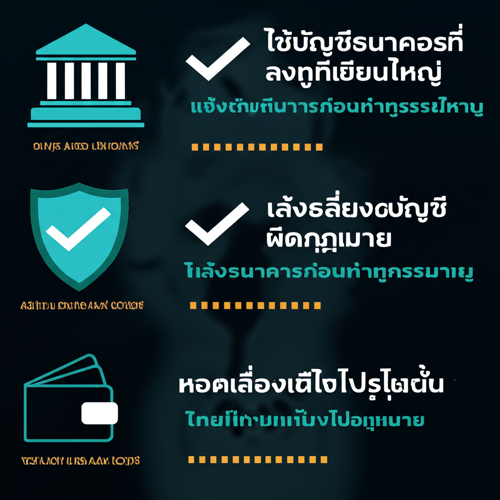 ภาพแสดงวิธีป้องกันไม่ให้บัญชี PGSLOT ถูกล็อกจากการฝากถอนในอนาคต