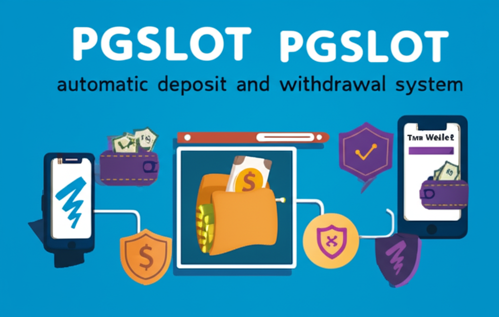 แผนผังระบบฝากถอนอัตโนมัติและ Wallet ของ PGSLOT เน้นความรวดเร็ว ปลอดภัย และโปร่งใส
