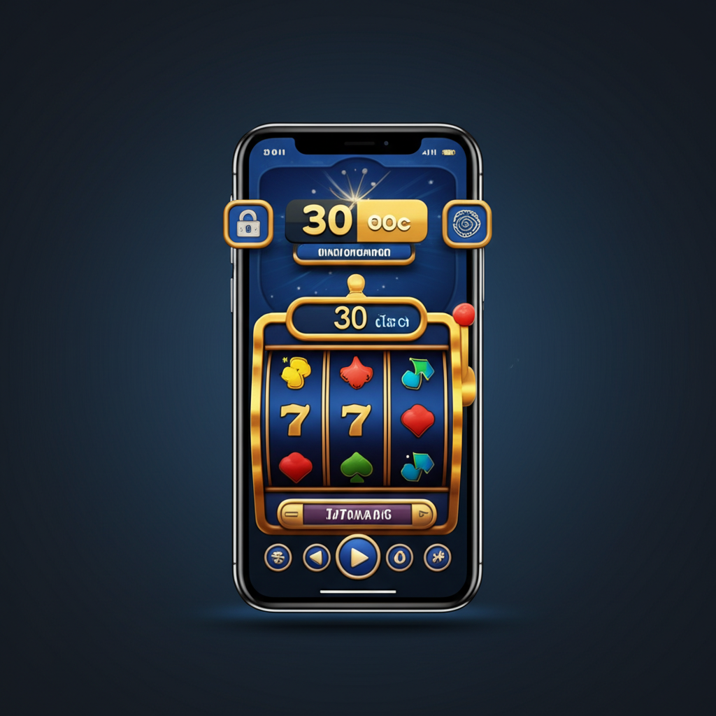 ภาพประกอบระบบถอนเงินอัตโนมัติ 30 วินาทีของ PGSLOT บนมือถือ แสดงความรวดเร็วและความปลอดภัย