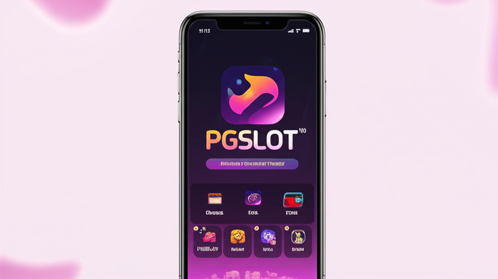 ภาพระบบฝากถอนอัตโนมัติของ PGSLOT บนหน้าจอโทรศัพท์มือถือ แสดงถึงความรวดเร็ว ปลอดภัย และความน่าเชื่อถือ