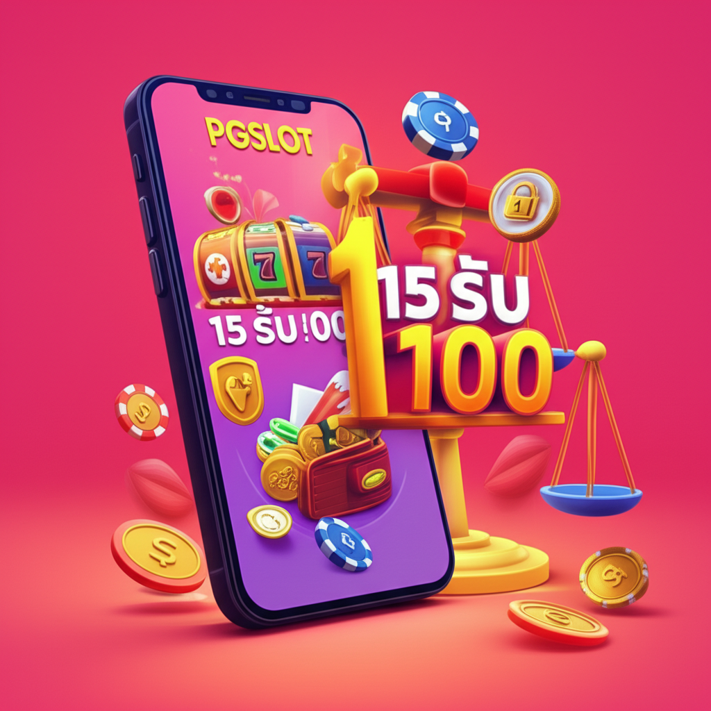 ภาพประกอบโปรโมชั่น 15 รับ 100 ของ PGSLOT ร่วมกับระบบเดิมพัน D'Alembert และระบบ Wallet ที่ปลอดภัย
