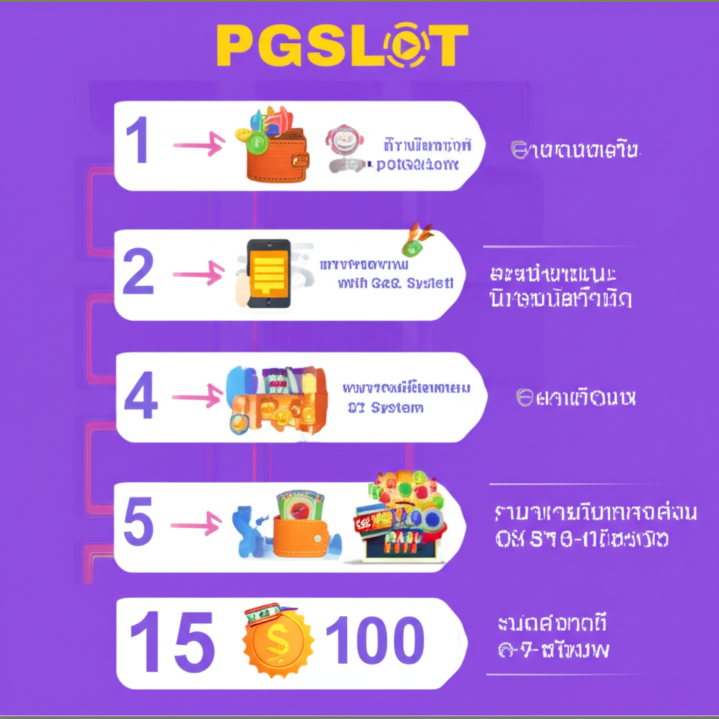 ขั้นตอนการสมัครสมาชิกและรับโปรโมชั่น 15 รับ 100 บนเว็บไซต์ PGSLOT พร้อมระบบ Wallet ที่รวดเร็วและปลอดภัย