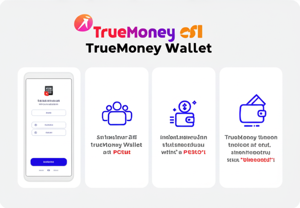 ขั้นตอนการใช้งานระบบวอเลท TrueMoney กับ PGSLOT เพื่อถอนเงินรวดเร็ว