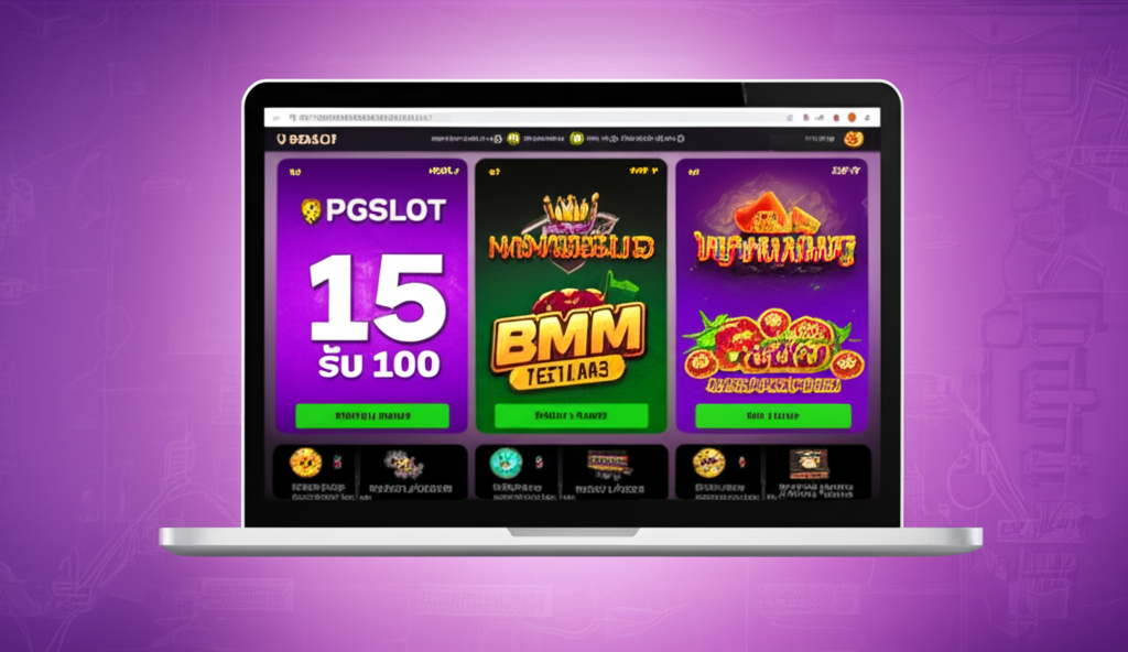 ภาพหน้าจอเว็บไซต์สล็อตออนไลน์ PGSLOT ที่แสดงใบอนุญาตและโปรโมชั่นโปร่งใสเพื่อสร้างความน่าเชื่อถือ