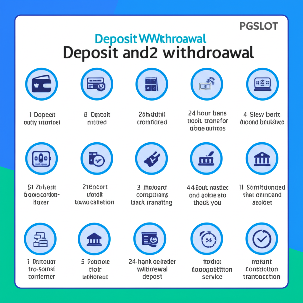 ขั้นตอนการฝากถอนผ่านระบบ Wallet ของ PGSLOT ที่รวดเร็วและสะดวกสบาย