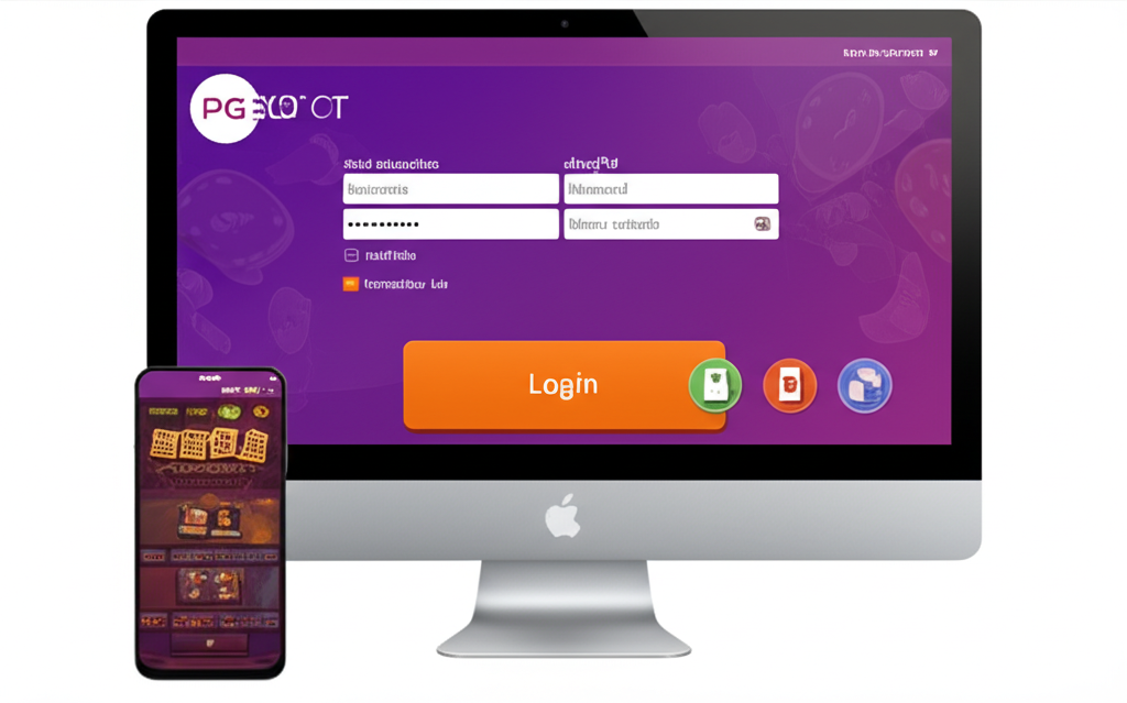 ภาพขั้นตอนการเข้าสู่ระบบ PGSLOT Wallet พร้อมการยืนยันตัวตนสองชั้นและแสดงยอดเงินคงเหลือในระบบ