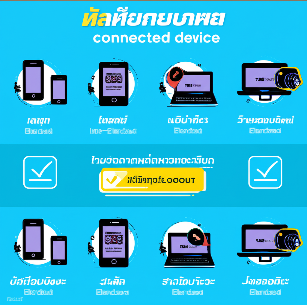ขั้นตอนการตรวจสอบอุปกรณ์ที่ล็อกอินและการล็อกเอาต์ระยะไกลใน PGSLOT Wallet
