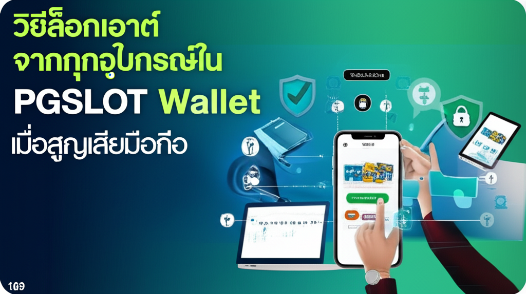 ภาพประกอบการล็อกเอาต์จากทุกอุปกรณ์ใน PGSLOT Wallet เพื่อความปลอดภัยเมื่อสูญเสียมือถือ