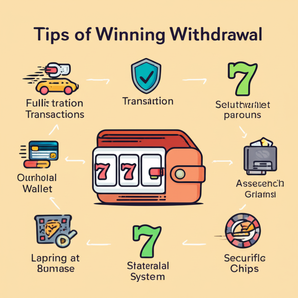 ภาพแนะนำเทคนิคการถอนเงินรางวัลผ่านระบบ Wallet อย่างรวดเร็วและปลอดภัย