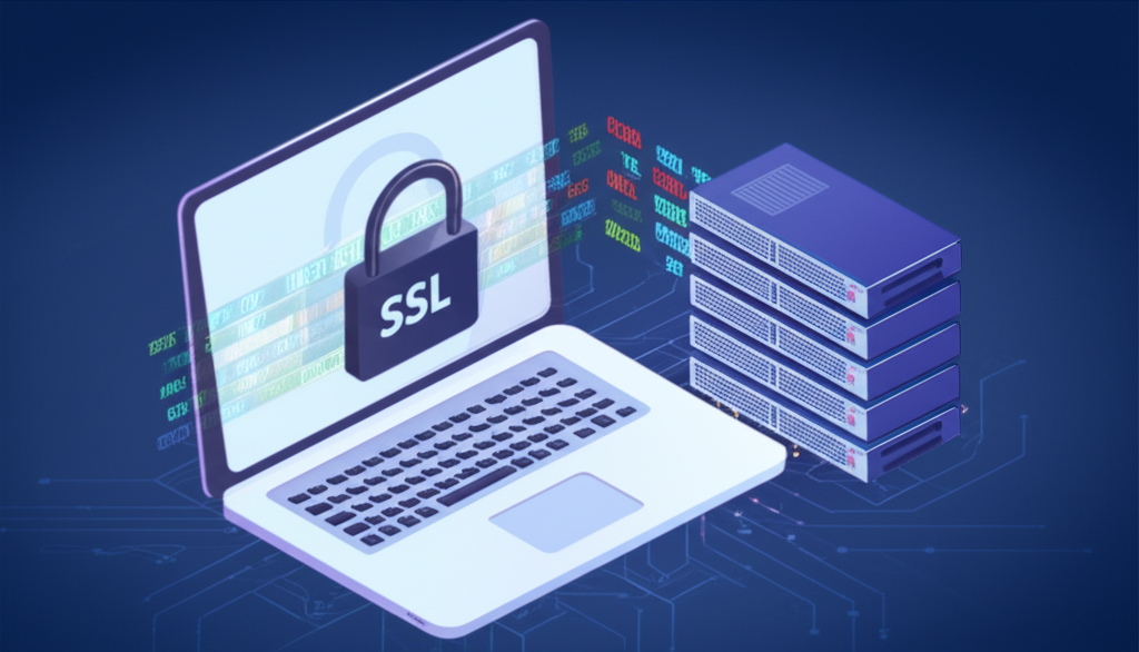 ภาพแสดงขั้นตอนการทำงานของ SSL Encryption เพื่อความปลอดภัยในการฝาก-ถอนเว็บสล็อต