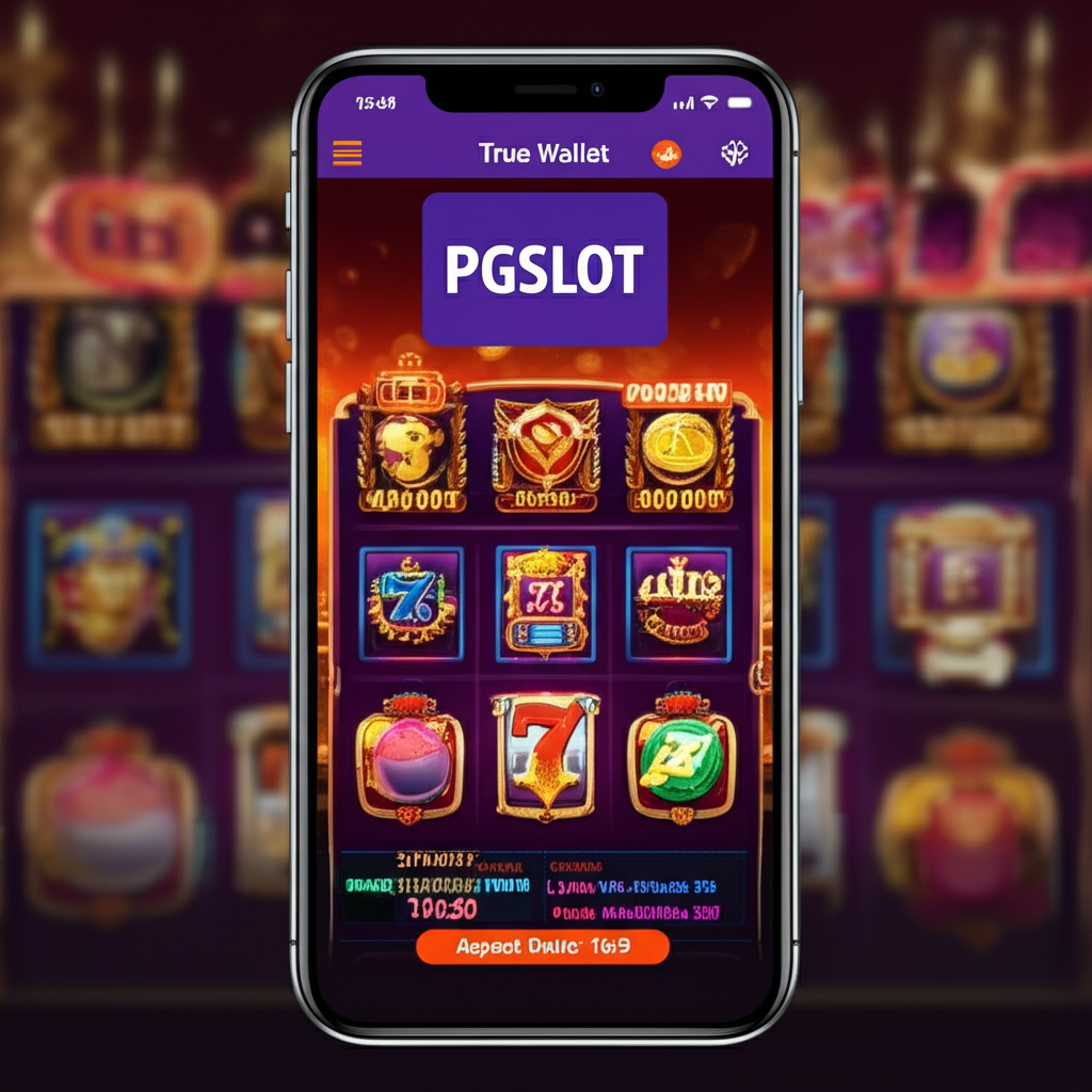 ภาพหน้าจอระบบฝากเงินทรูวอเลทสำหรับ PGSLOT แสดงวงเงินฝากและความปลอดภัย