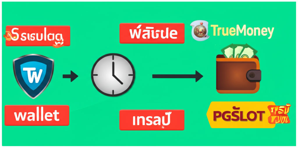 การฝาก-ถอนเงินผ่านทรูวอเลทกับ PGSLOT อย่างปลอดภัยและรวดเร็ว พร้อมโปรโมชั่น 15 รับ 100