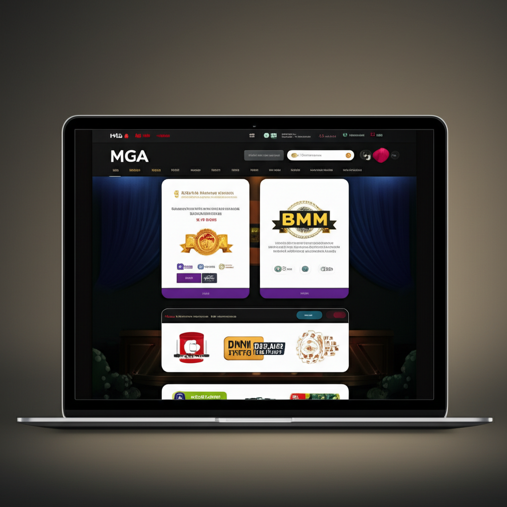 ภาพหน้าจอเว็บไซต์พนันออนไลน์ที่น่าเชื่อถือและปลอดภัย พร้อมแสดงใบอนุญาตจาก MGA, BMM Testlabs และ Gaming Associates และระบบฝาก-ถอน Wallet ที่รวดเร็วและปลอดภัย