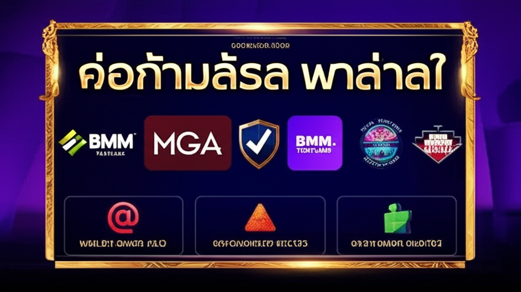 ภาพแสดงเว็บไซต์สล็อตออนไลน์ที่น่าเชื่อถือพร้อมใบอนุญาตและระบบฝากถอนรวดเร็ว