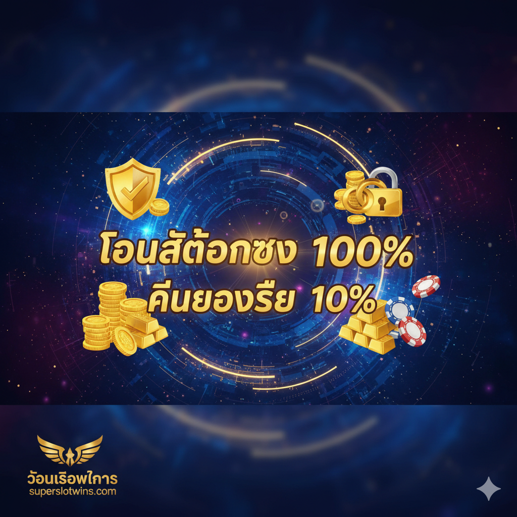 总结和行动号召图，突出新会员优惠และ注册CTA。画面应是动态的、吸引眼球的宣传海报。左侧是一个巨大的红色火焰图标และ**“โบนัส 100%”字样。右侧是一个手机屏幕展示“ทดลองเล่นสล็อตฟรี”的界面。中央有一个巨大的金色的“สมัครสมาชิก” (Sign Up)按钮หรือ箭头，指向 pgoslot.com 网址。整体构图充满พลังงานและความเร่งด่วน，色彩鲜艳，以红色、金色和黑色**为主，激励用户立即点击注册，抓住“โอกาสทอง” (Golden Opportunity)。