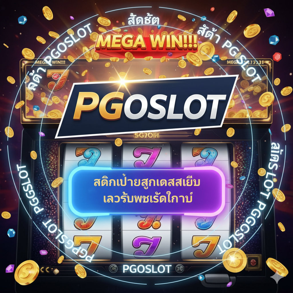 ภาพสรุปที่เป็นการเรียกร้องให้ดำเนินการ (Call-to-Action) สุดท้าย. ตรงกลางภาพคือโลโก้ PGOSLOT ที่โดดเด่นและสว่างไสว. มีปุ่ม 'คลิกเพื่อสมัครสมาชิก' หรือ 'เข้าสู่เว็บไซต์ทันที' ขนาดใหญ่ที่เรืองแสงสีนีออน (Focus on Immediate Action). พื้นหลังเป็นฉากของเครื่องสล็อตแมชชีนดิจิทัลที่กำลังแสดงผลชนะครั้งใหญ่ (Big Win) และมีคำว่า 'SLOT PGOSLOT' ลอยอยู่รอบๆ เพื่อเน้นคำค้นหาสุดท้าย. องค์ประกอบโดยรวมควรให้ความรู้สึกเร่งด่วน, ตื่นเต้น, และเป็นจุดสิ้นสุดของการค้นหาที่สับสน.