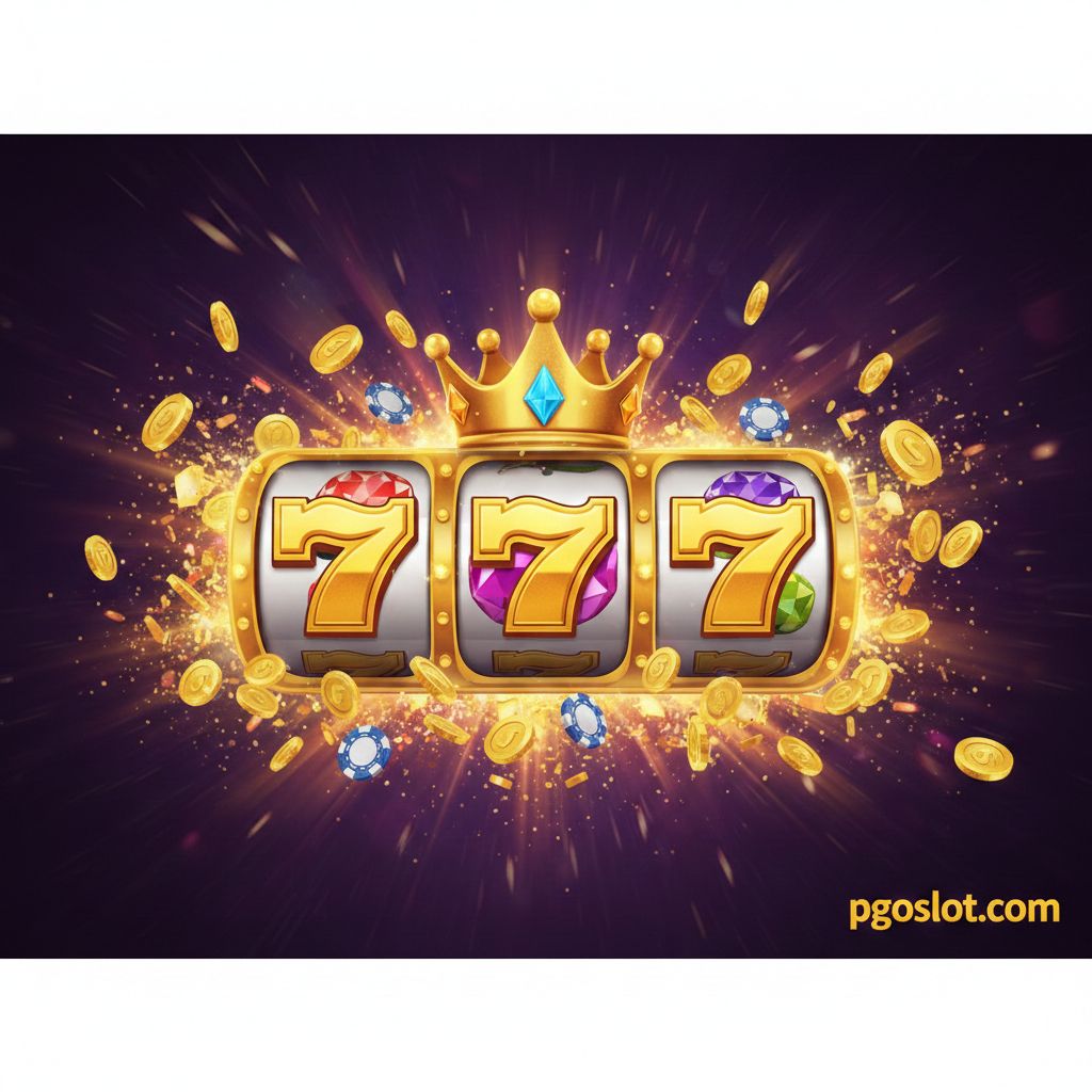 一张引人注目เพื่อสร้างแรงดึงดูดใจ และเน้น 'Slot Mania 2025' และ 'เครดิตฟรี 100%' ใช้สีทองและม่วงเข้มพร้อมสัญลักษณ์สล็อต และโลโก้ pgoslot.com เพื่อเน้นความหรูหราและความสำเร็จ